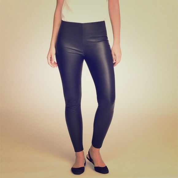 Cuyana Pants & Jumpsuits Cuyana Stretch Real Leather Leggings Sz Sm